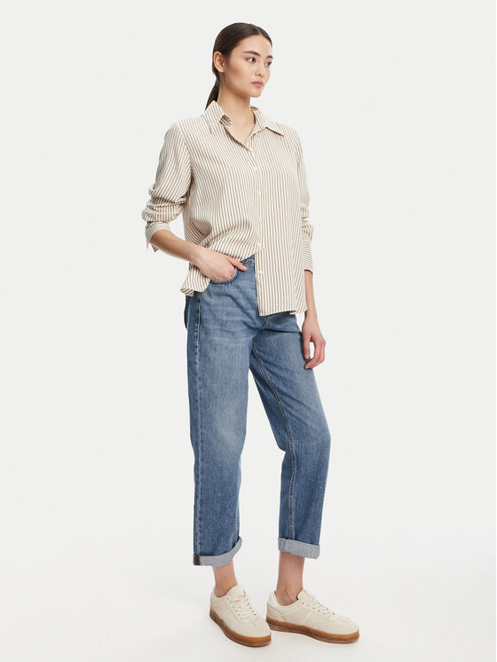 Marella Marella Jeans hlače Tomboy 2523186074 Modra Loose Fit