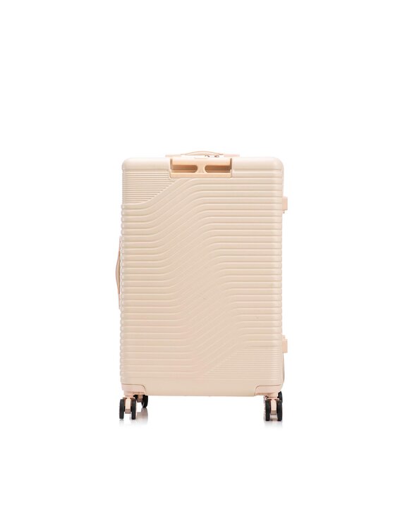 Semi Line Semi Line Голям куфар T5809-5 Екрю