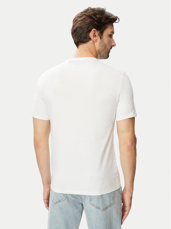 Guess Guess Tričko M4YI38 J1314 Biela Regular Fit