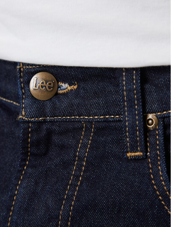 Lee Lee Džínsy Rider 112372611 Tmavomodrá Slim Fit