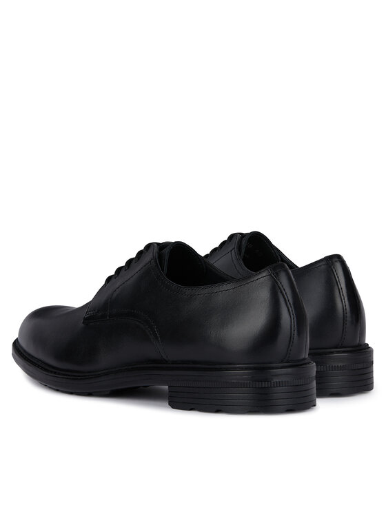 Geox Geox Półbuty Stringate U45CGB-00043 C9999 Czarny