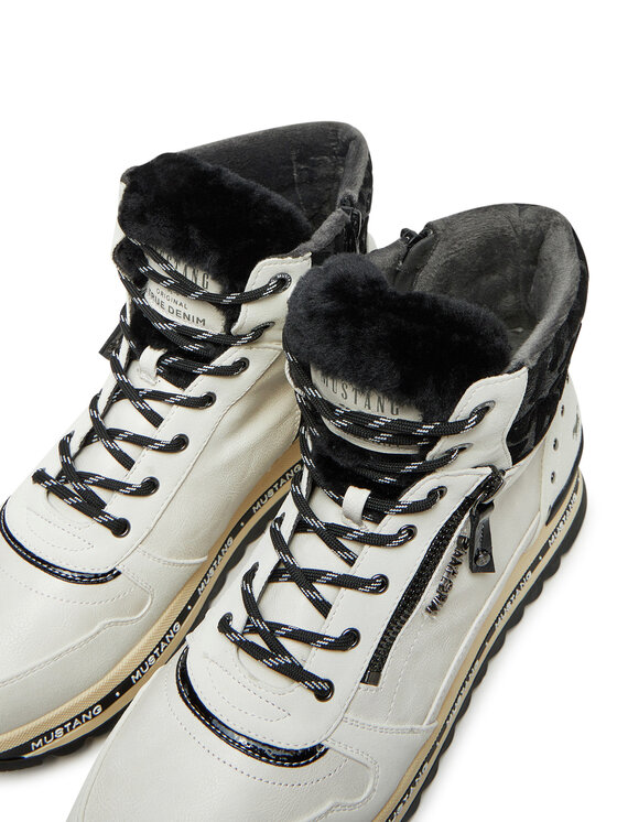 Mustang Mustang Schnürschuhe 1364-503 Weiß