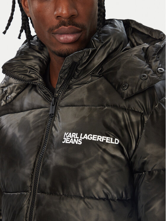 Karl Lagerfeld Jeans Karl Lagerfeld Jeans Μπουφάν χειμωνιάτικο B4M15032 Μαύρο Regular Fit