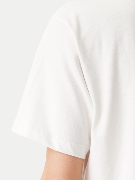 HUGO HUGO T-Shirt Vintage 50534545 Bílá Boxy Fit