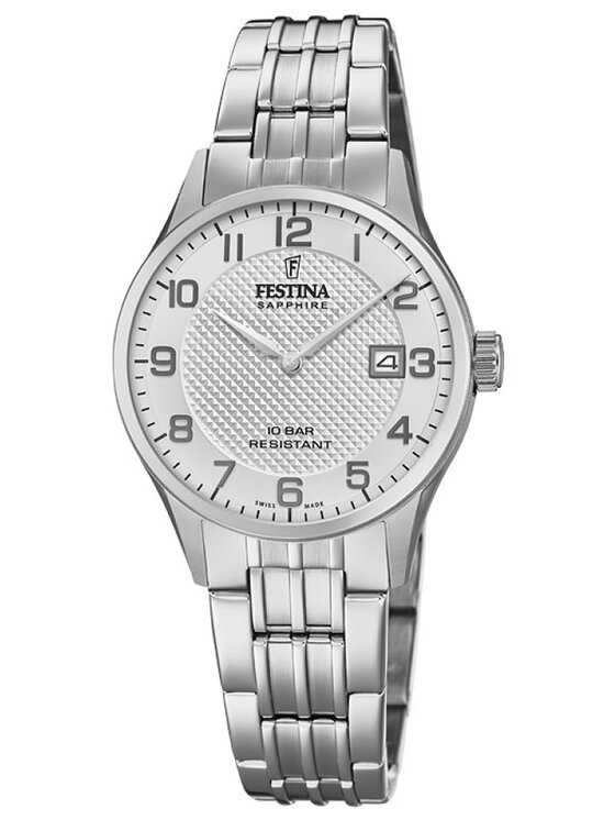 Festina Festina Ρολόι F20006/1 Ασημί