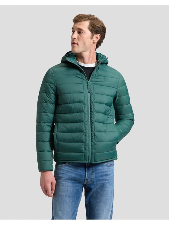 Lee Lee Kurtka puchowa PUFFER JACKET Zielony Regular Fit