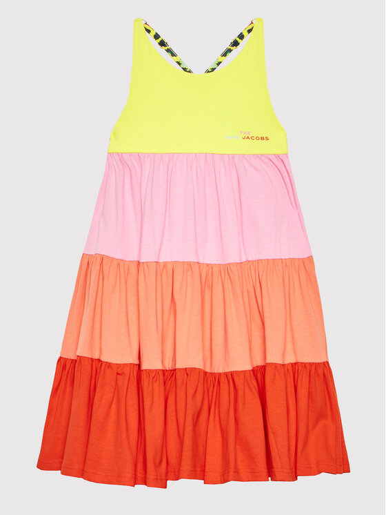 Vestito estivo W12397 D Giallo Relaxed Fit