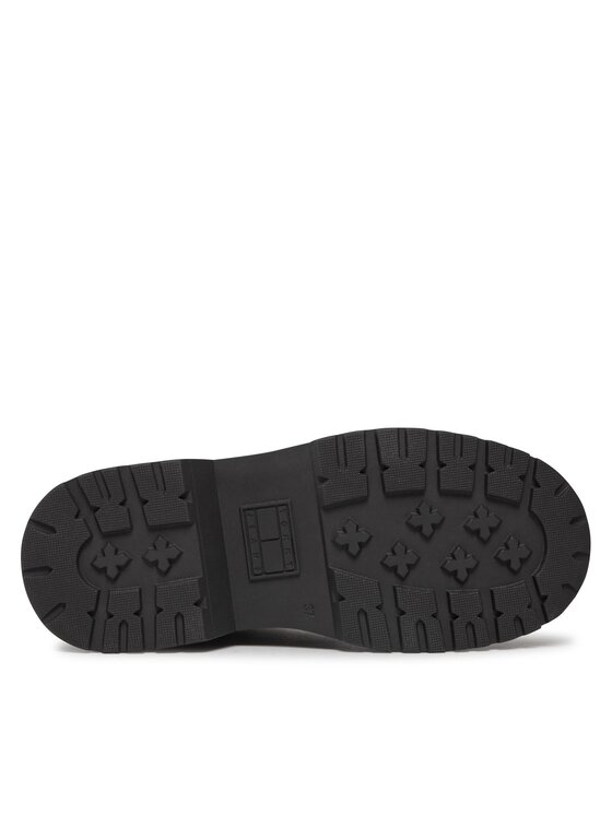 Tommy Jeans Tommy Jeans Členková obuv Tjw Chunky Boot Hardware EN0EN02443 Čierna