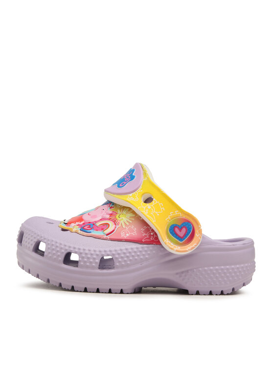 Crocs Crocs Natikače Cls Fl Iam Peppa Pig Cgt 207915 Ljubičasta