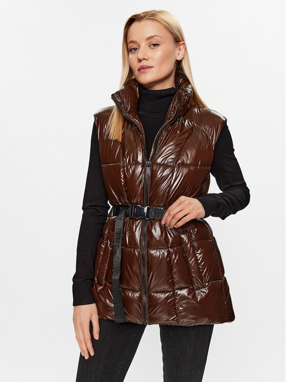 DKNY Sport Telovnik DP3V3127 Rjava Regular Fit