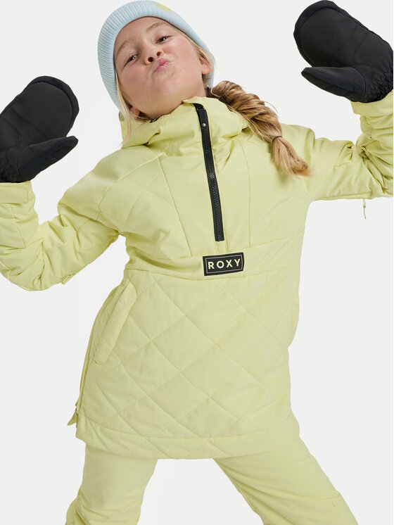 Roxy Roxy Snowboardová bunda Radiant Lines Overhead ERGTJ03194 Zelená Regular Fit