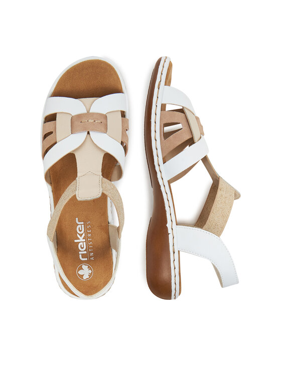 Rieker Rieker Sandalen 65918-81 Weiß