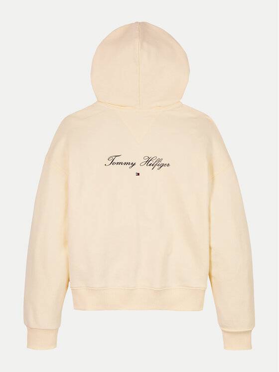 Tommy Hilfiger Tommy Hilfiger Felpa Varsity KG0KG08318 Beige Regular Fit