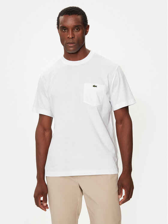 Lacoste T-krekls TH2827 Balts Regular Fit