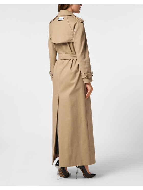 PHILIPP PLEIN PHILIPP PLEIN Trench 11561 Beige Fitted Fit