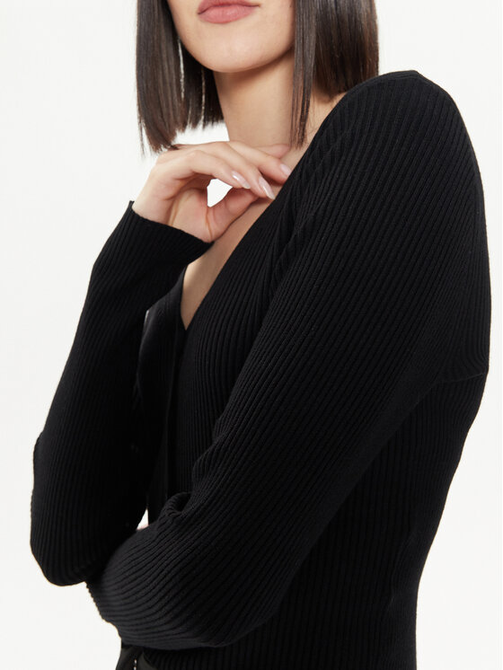 Vero Moda Vero Moda Pletena jopica Glory 10300305 Črna Slim Fit