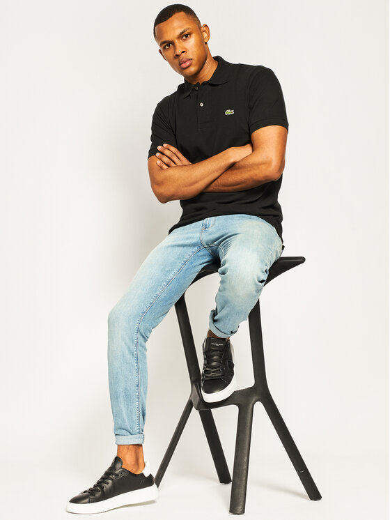 Lacoste Lacoste Polokošile L1212 Černá Classic Fit