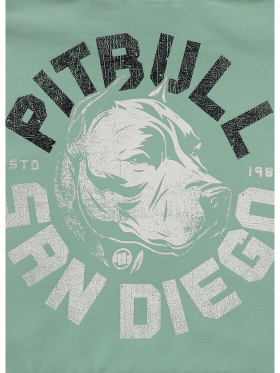 PITBULL PITBULL Bluza DOG SD Zielony Regular Fit