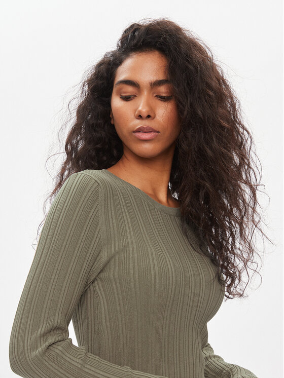 ONLY ONLY Трикотажна сукня Meddi 15311087 Зелений Slim Fit