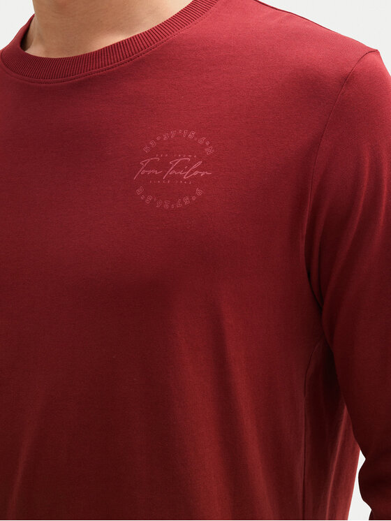Tom Tailor Tom Tailor Hosszú ujjú 1043992 Piros Regular Fit