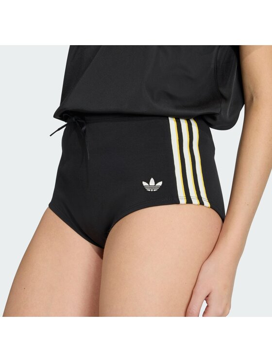 adidas adidas Szorty materiałowe 163041 Czarny Slim Fit