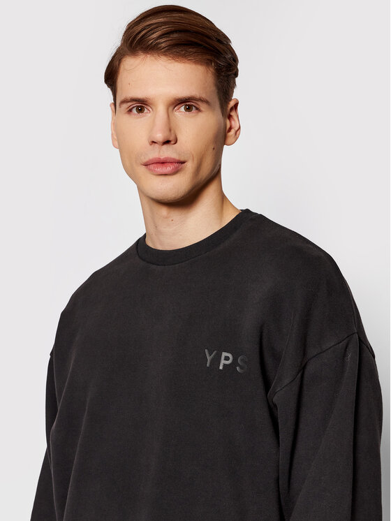 Young Poets Society Young Poets Society Pulóver Ciel Logo 106617 Fekete Regular Fit
