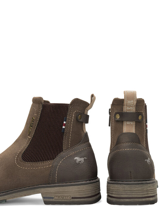 Mustang Mustang Schnürschuhe 4157-608 Braun
