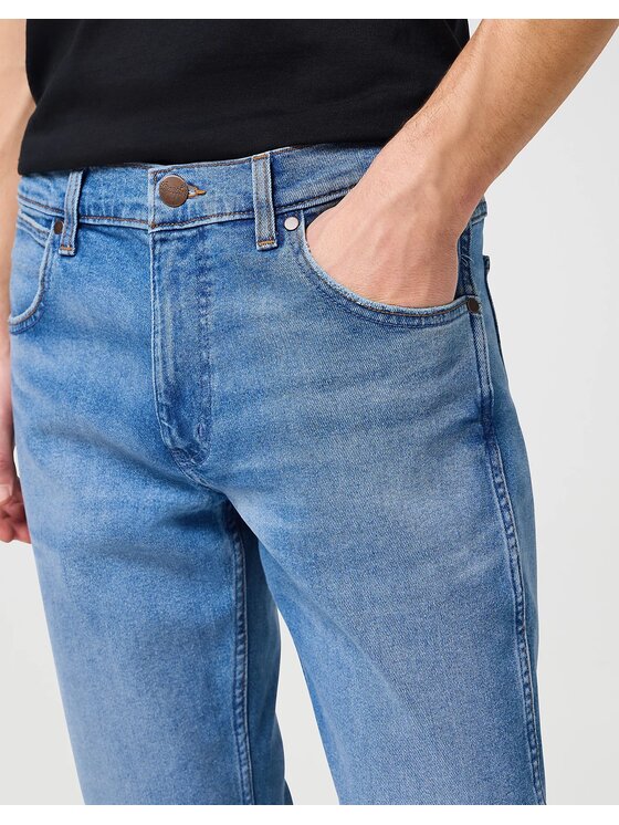 Wrangler Wrangler Jeansy Texas Slim W12S84Z89 Niebieski Slim Fit