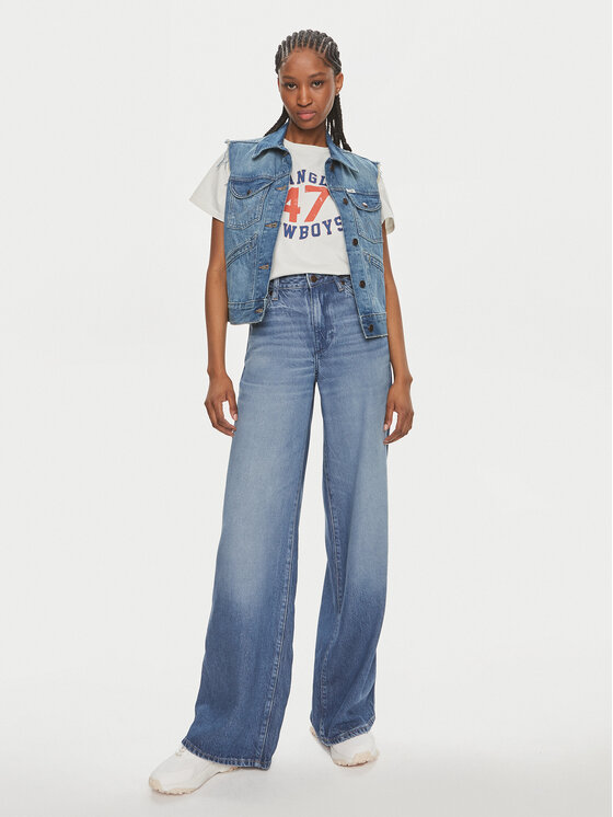 Wrangler Wrangler Marškinėliai 112350277 Écru Regular Fit