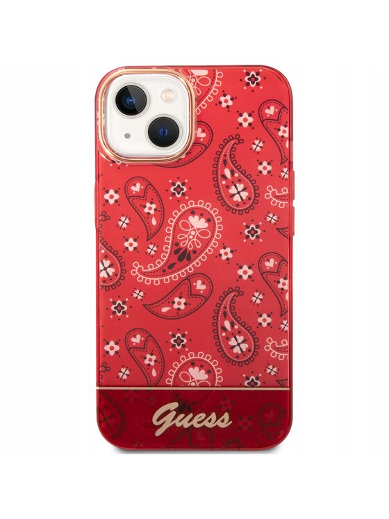 Guess Guess Etui na telefon Bandana Czerwony