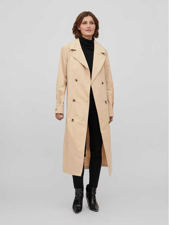Vila Vila Trench Mersin 14079767 Bej Regular Fit
