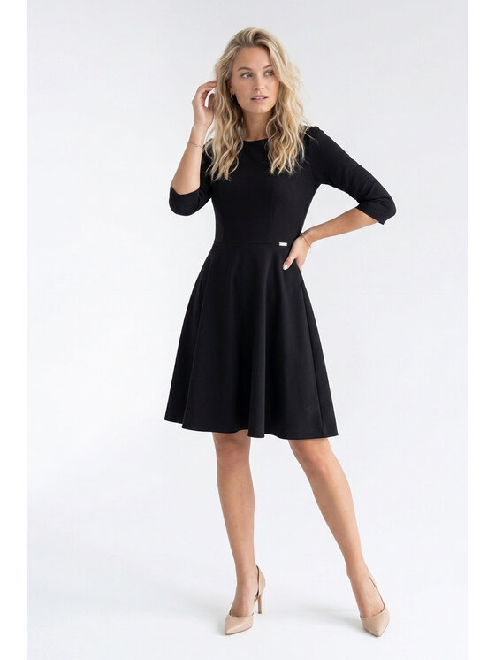 FIGL FIGL Φόρεμα κοκτέιλ M1341 Μαύρο Regular Fit