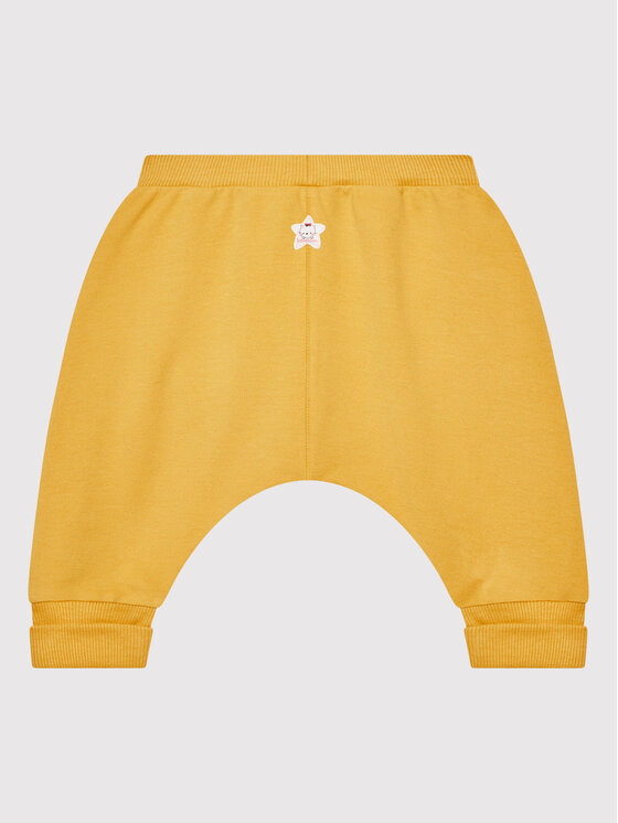 United Colors Of Benetton United Colors Of Benetton Donji dio trenerke 3QW0AF00H Žuta Regular Fit