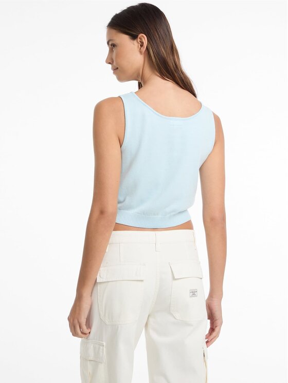 Guess Jeans Guess Jeans Top 168523 Niebieski Classic Fit