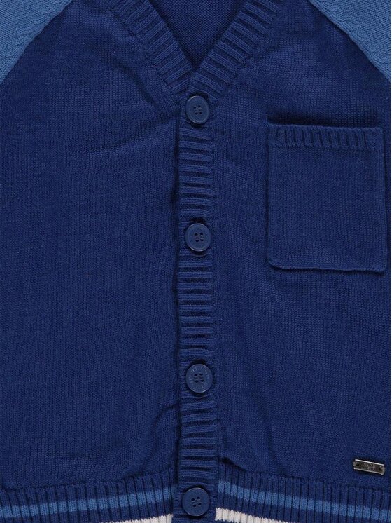 Kanz Kanz Sweter 1912517-3156 Niebieski Basic Fit