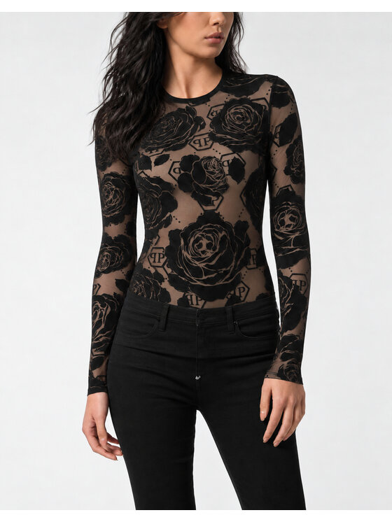 PHILIPP PLEIN PHILIPP PLEIN Body 31061 Černá Skin Tight Fit