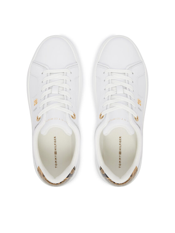 Tommy Hilfiger Tommy Hilfiger Tenisice Chic Platform Snake FW0FW09456 Bijela