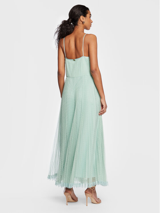 TWINSET TWINSET Coctailkleid 231TP2440 Grün Regular Fit