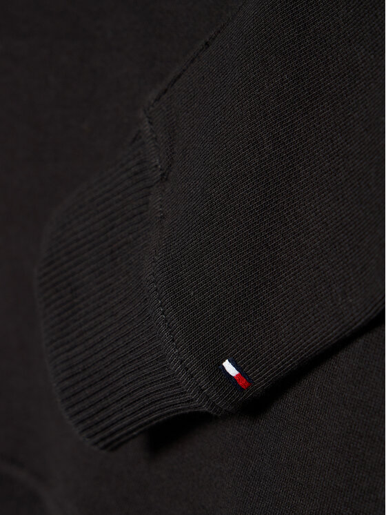 Tommy Hilfiger Tommy Hilfiger Pulóver Essential Sweatshirt KS0KS00212 Fekete Regular Fit