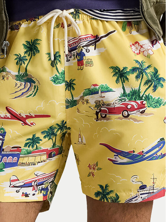Polo Ralph Lauren Polo Ralph Lauren Pantaloni scurți pentru înot 710963324002 Galben Classic Fit