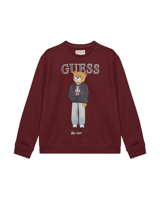 Guess Hanorac L6YQ07 K4049 Vișiniu Regular Fit