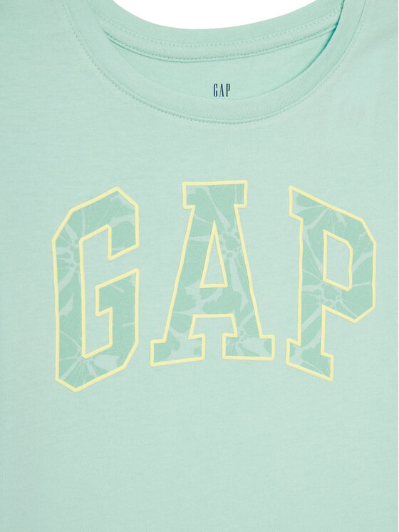 Gap Gap Tricou 721891-02 Verde Regular Fit