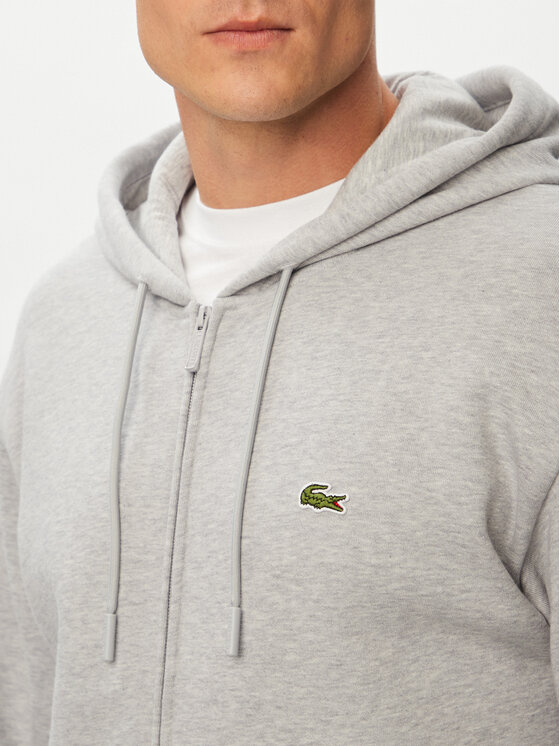 Lacoste Lacoste Світшот SH8864 Сірий Regular Fit