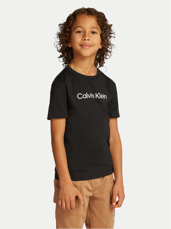 Calvin Klein Jeans Tričko IU0IU00682 Čierna Regular Fit