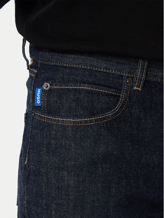 HUGO HUGO Jeans 50572788 Dunkelblau Straight Leg