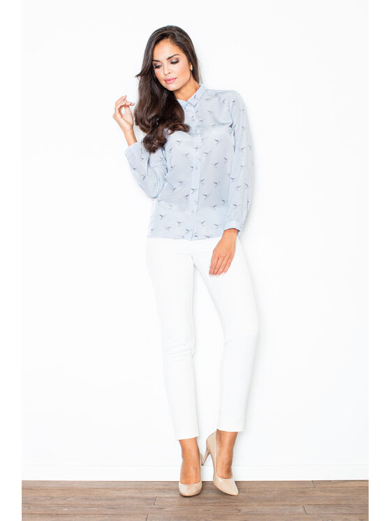 FIGL FIGL Košile M284 Modrá Regular Fit
