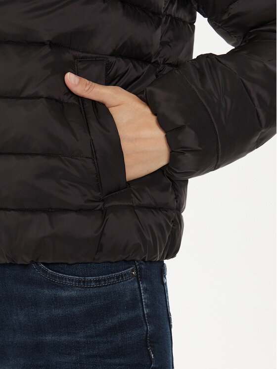Tommy Jeans Tommy Jeans Vatovaná bunda DW0DW17746 Čierna Regular Fit