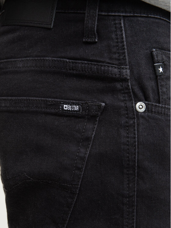 BIG STAR BIG STAR Jeansy DERIC Czarny Skinny Fit