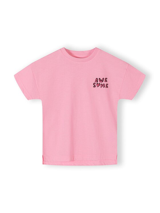 minoti minoti T-Shirt 30TEE102 Różowy Regular Fit