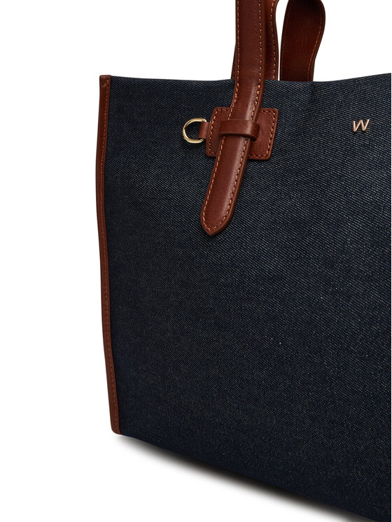 Weekend Max Mara Weekend Max Mara Torebka Giannadenim 2525516104650 Niebieski